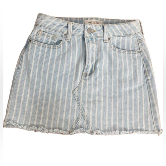 PacSun denim striped skirt 24 - Picture 1 of 8